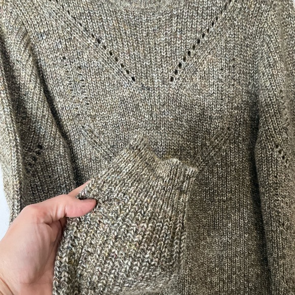 Cabi #4278 The Tunic Dress Fall 2022 Cozy Knit Artichoke Green Grey Dress Size M - Picture 8 of 16